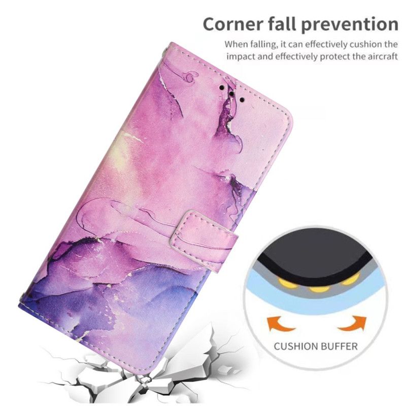 Lederhüllen Samsung Galaxy S25 Fe Handyhülle Marmoroptik