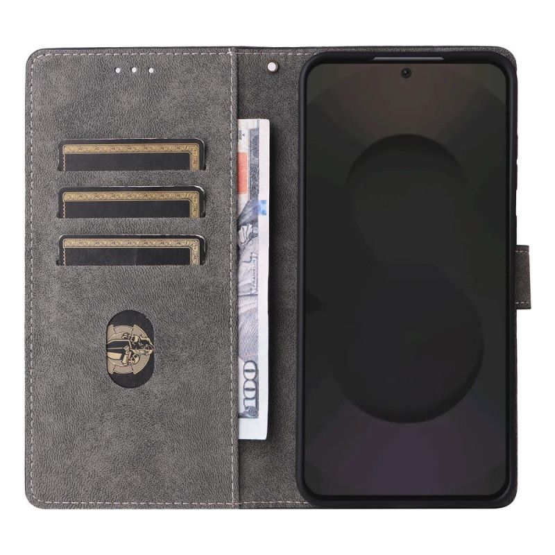 Lederhüllen Samsung Galaxy S25 Fe Handyhülle Rfid-schutz In Wildlederoptik