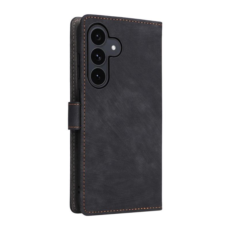 Lederhüllen Samsung Galaxy S25 Fe Handyhülle Rfid-schutz In Wildlederoptik