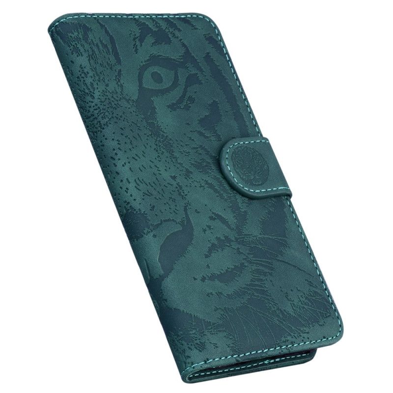 Lederhüllen Samsung Galaxy S25 Fe Handyhülle Tigermuster