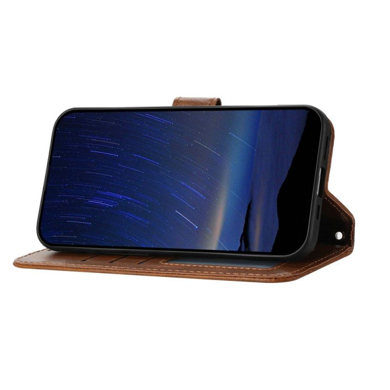 Lederhüllen Samsung Galaxy S25 Fe Handyhülle Vintage-geldbörse