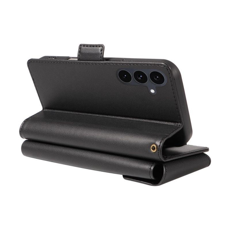 Lederhüllen Samsung Galaxy S25 Fe Kartenetui Mit Handgelenkschlaufe