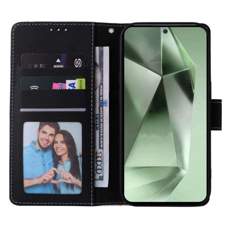 Lederhüllen Samsung Galaxy S25 Fe Marmoroptik