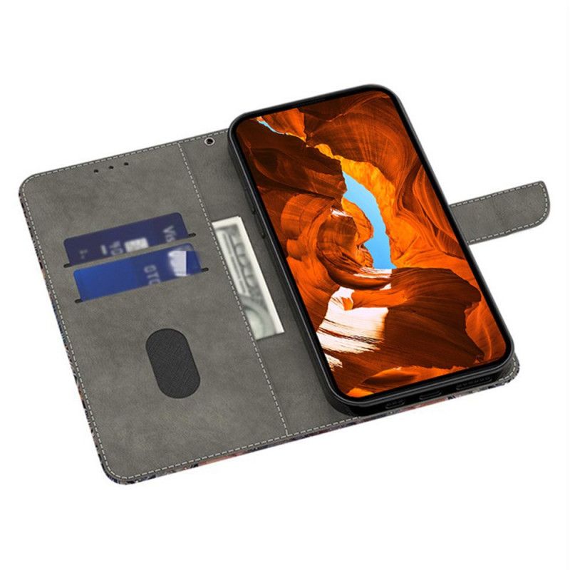 Lederhüllen Samsung Galaxy S25 Fe Schwarze Spinne