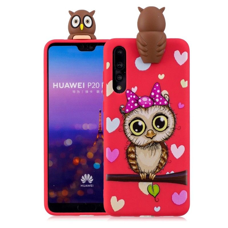 Hülle Für Huawei P20 Pro 3D Miss Owl
