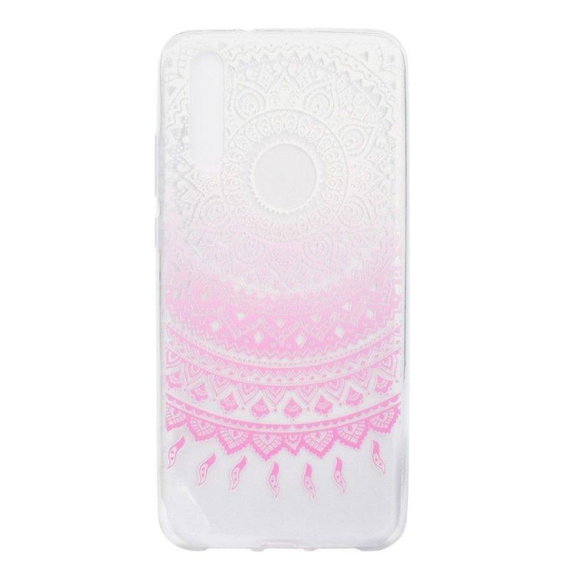 Hülle Huawei P20 Pro Pink Transparentes Buntes Mandala