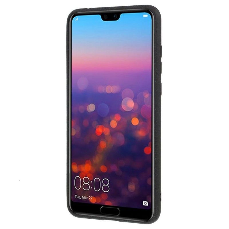 Hülle Huawei P20 Pro Schwarz Mattes Silikon