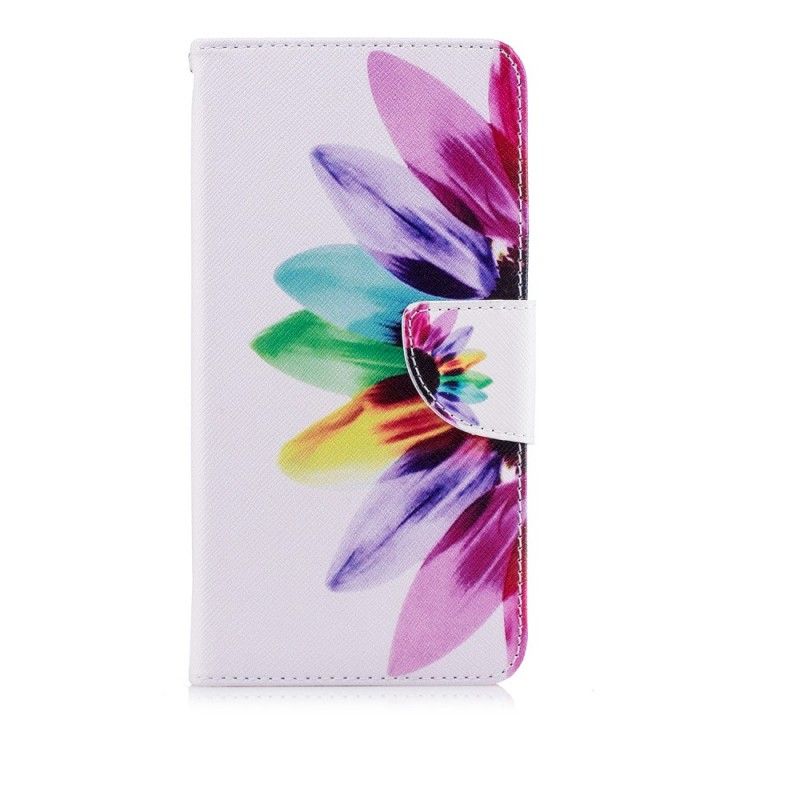 Lederhüllen Für Huawei P20 Pro Aquarellblume