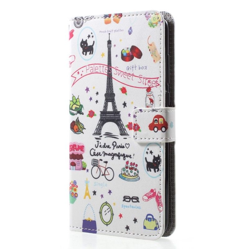 Lederhüllen Für Huawei P20 Pro Ich Liebe Paris