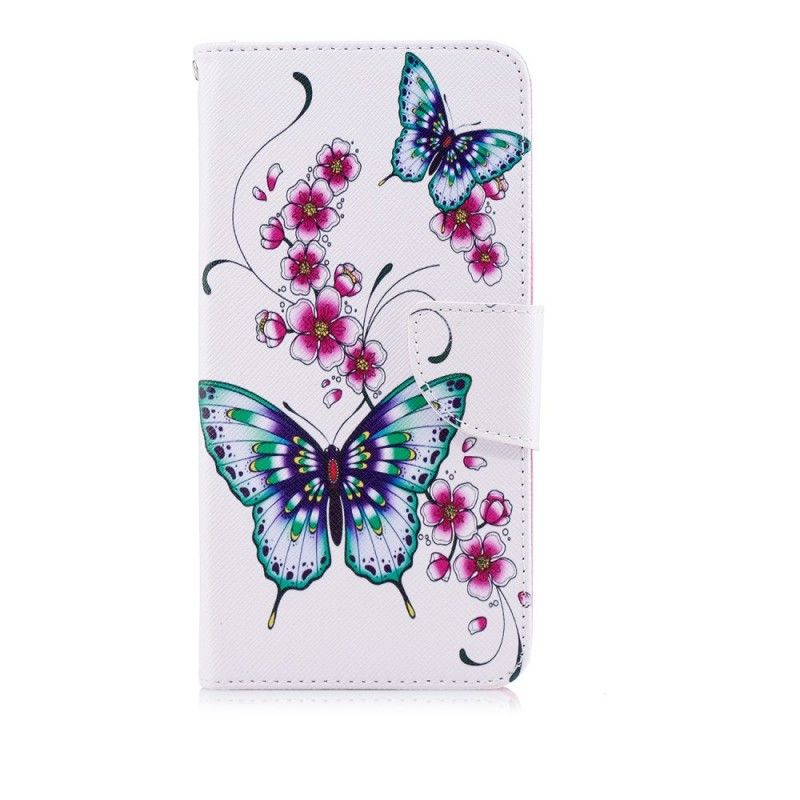 Lederhüllen Für Huawei P20 Pro Wundervolle Schmetterlinge