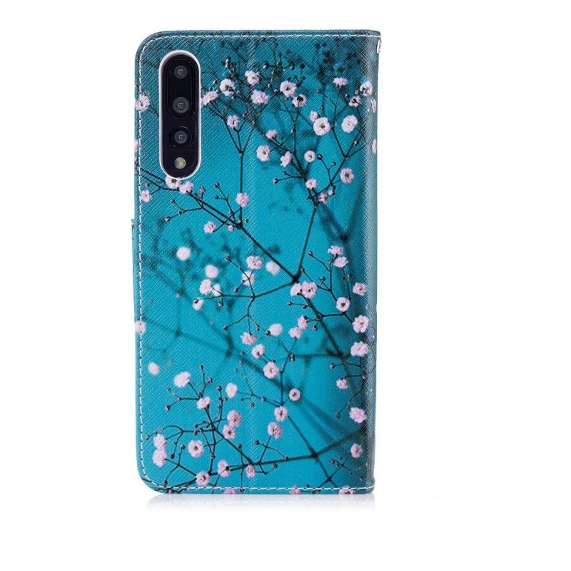 Lederhüllen Huawei P20 Pro Blühender Baum