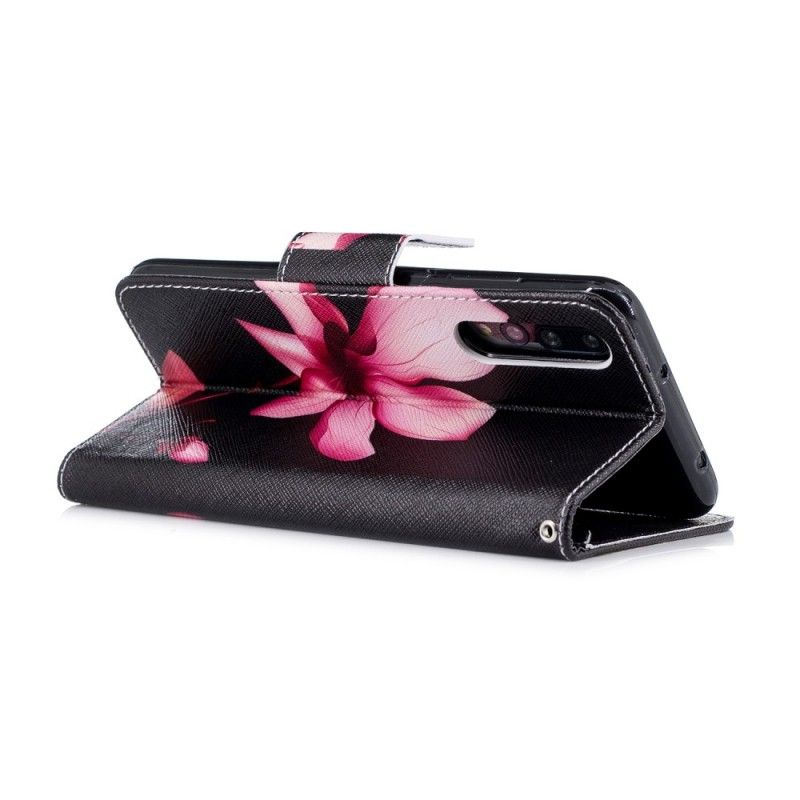 Lederhüllen Huawei P20 Pro Rosa Blume