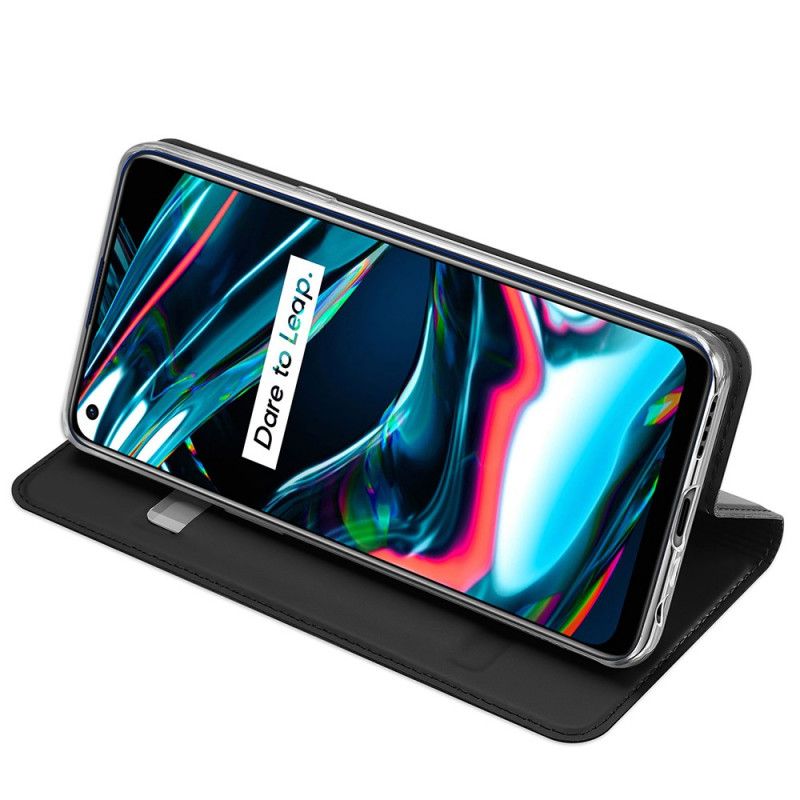 Flip Case Realme 7 Pro Schwarz Pro-Dux-Ducis-Haut