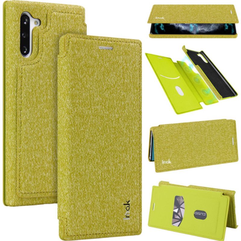 Flip Case Für Samsung Galaxy Note 10 Rot Imak Abnehmbare Schale