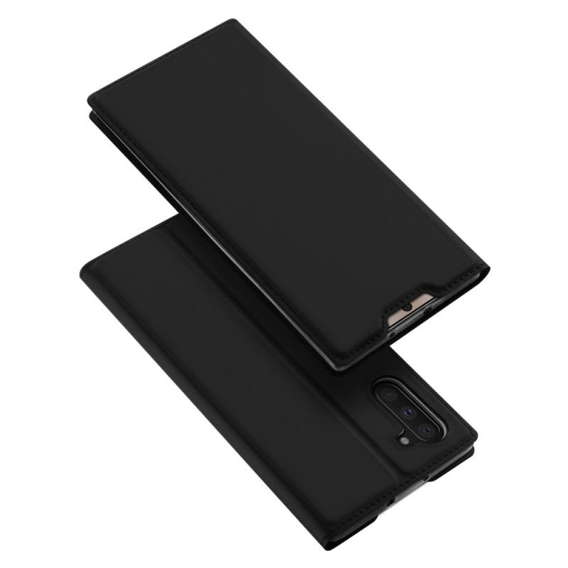 Flip Case Samsung Galaxy Note 10 Schwarz Pro-Dux-Ducis-Haut