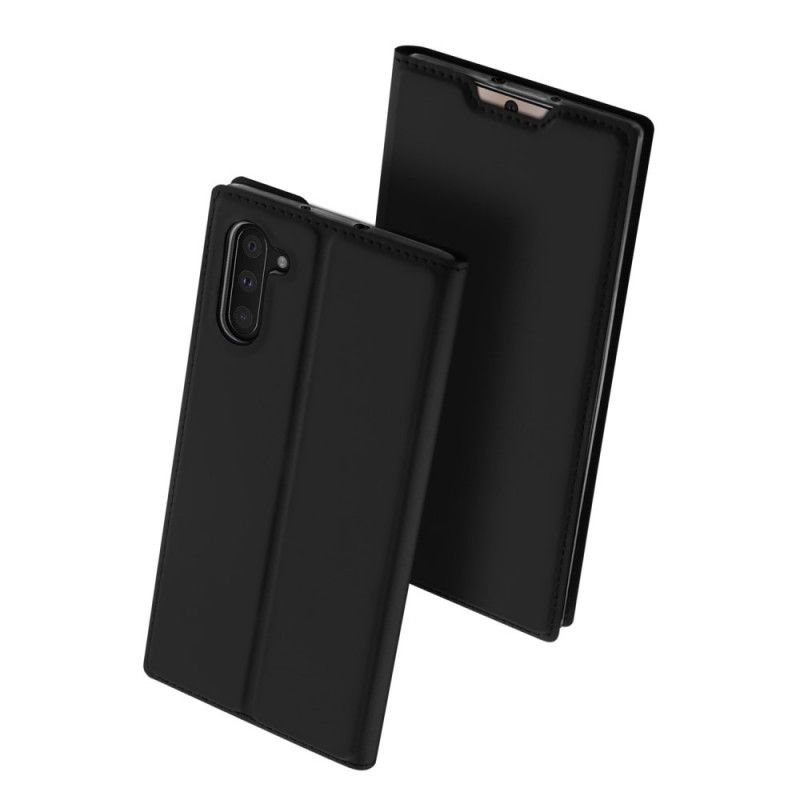 Flip Case Samsung Galaxy Note 10 Schwarz Pro-Dux-Ducis-Haut