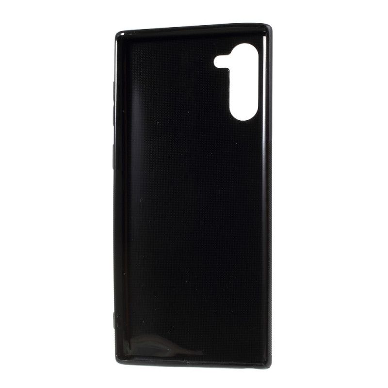 Hülle Für Samsung Galaxy Note 10 Eleganz Kohlefaser