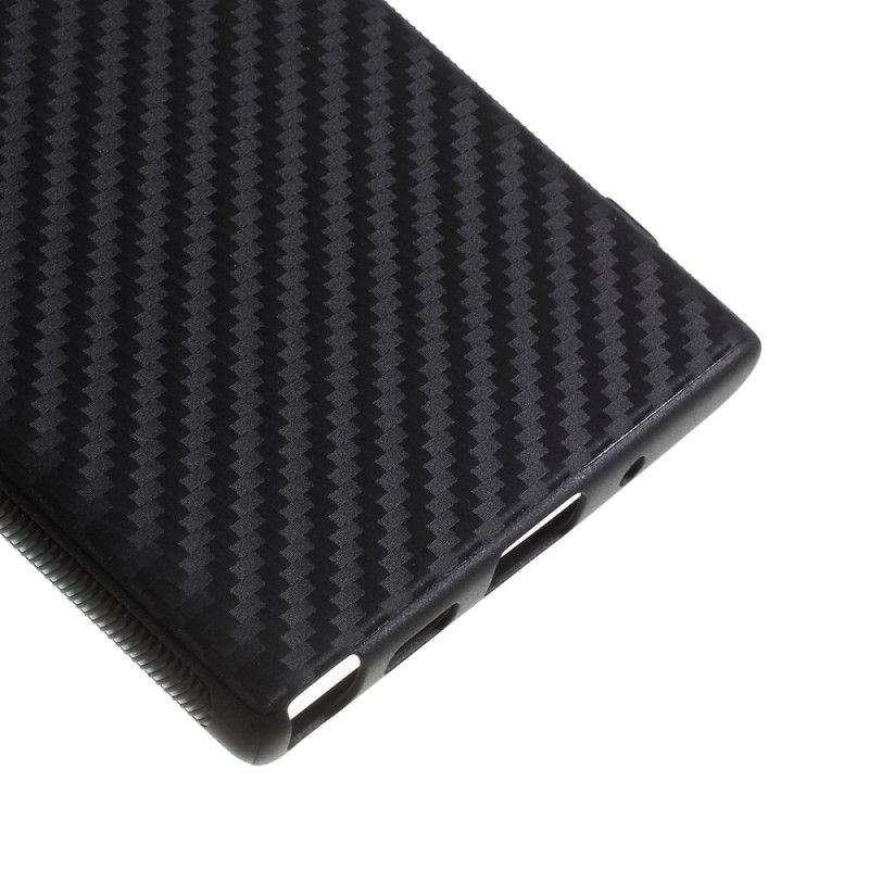 Hülle Für Samsung Galaxy Note 10 Eleganz Kohlefaser