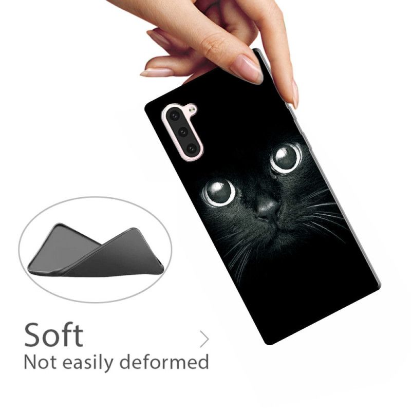 Hülle Samsung Galaxy Note 10 Handyhülle Katzenaugen