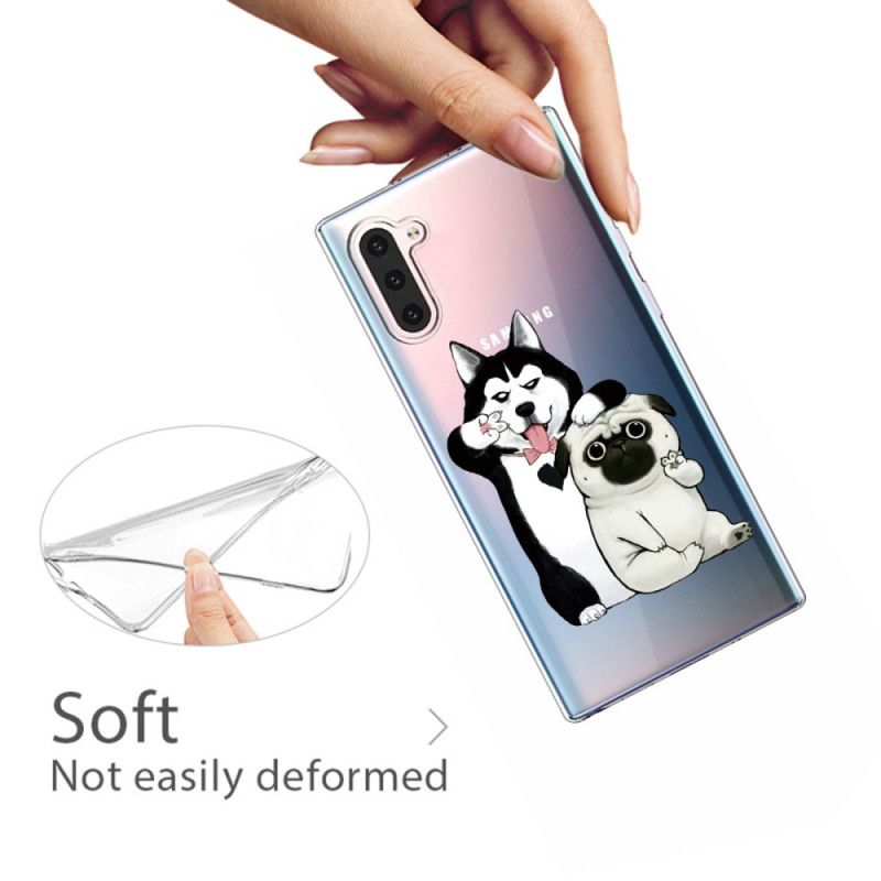 Hülle Samsung Galaxy Note 10 Lustige Hunde