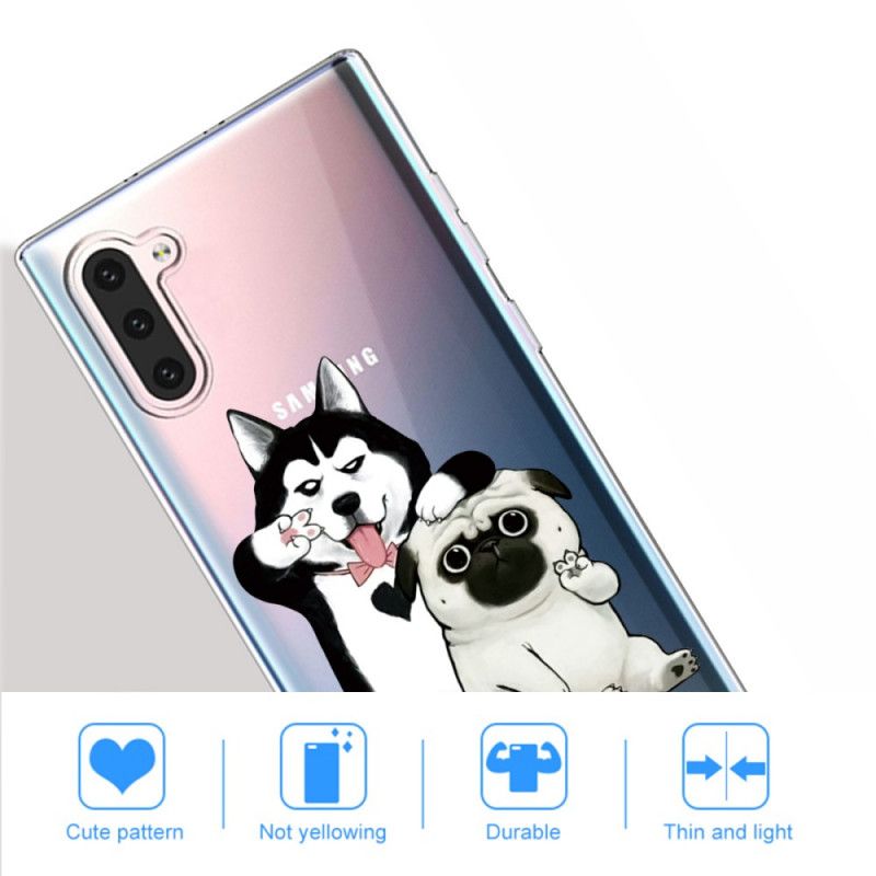 Hülle Samsung Galaxy Note 10 Lustige Hunde