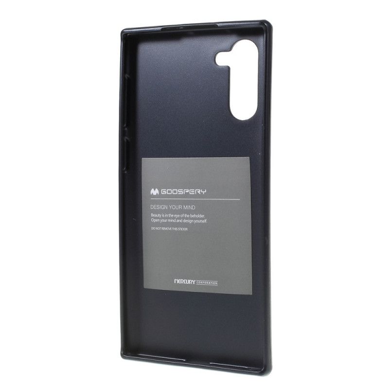 Hülle Samsung Galaxy Note 10 Schwarz Auffälliges Quecksilber