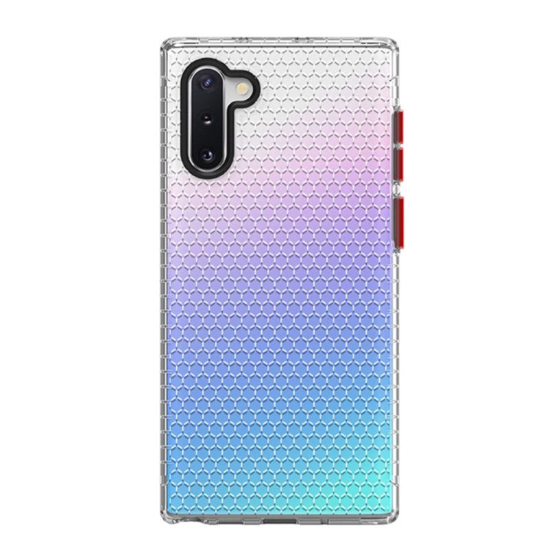 Hülle Samsung Galaxy Note 10 Schwarz Handyhülle Design Wabenstil