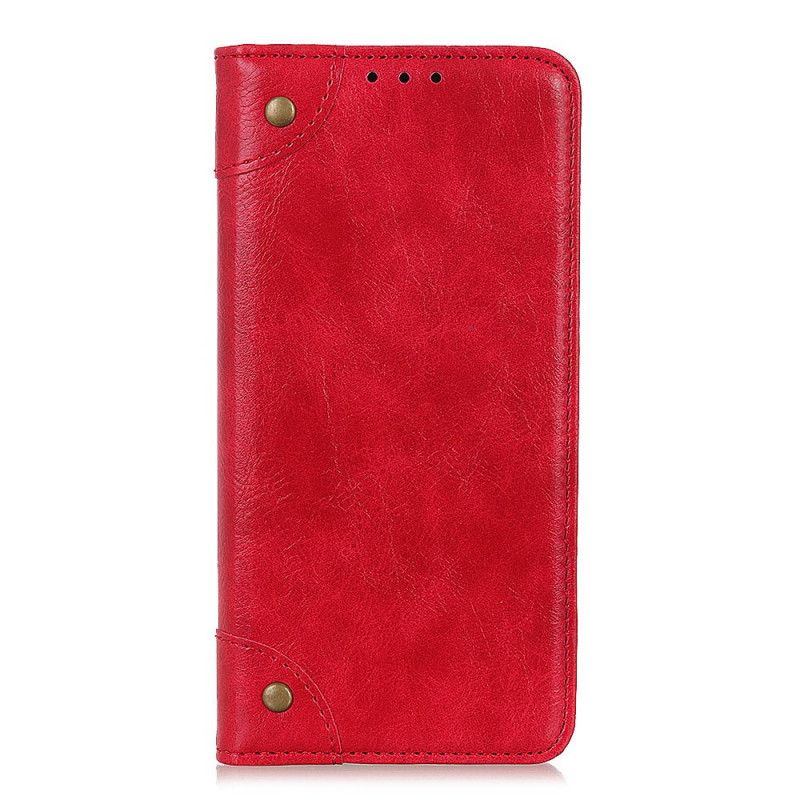 Lederhüllen Samsung Galaxy Note 10 Rot Vintage Alt