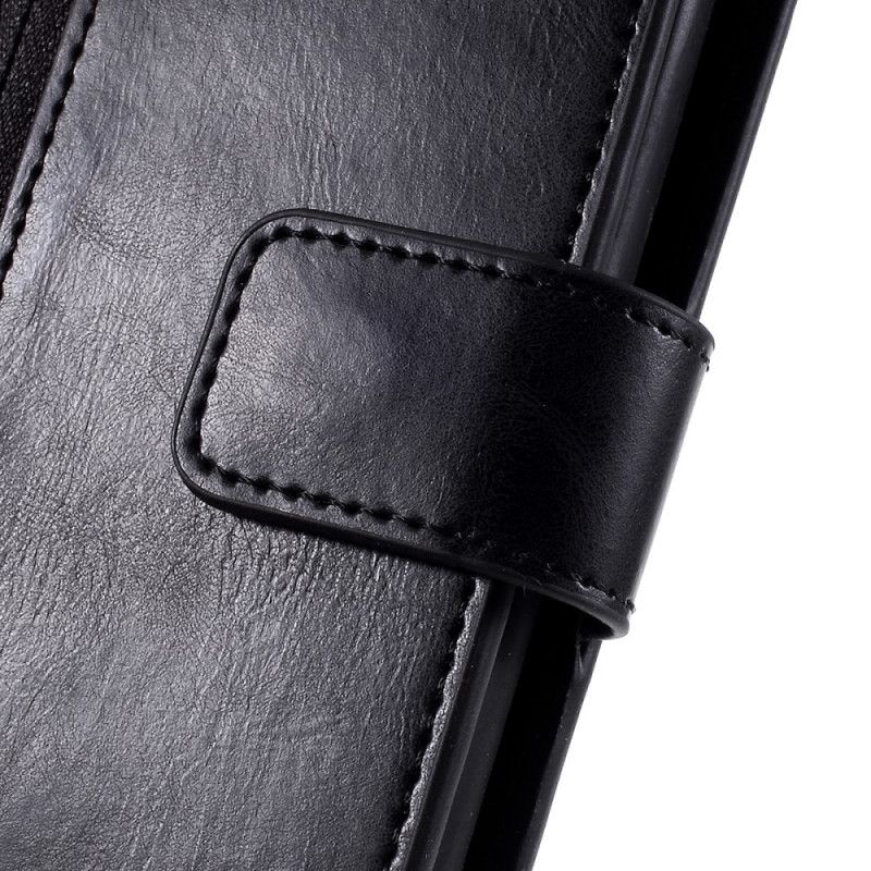 Lederhüllen Samsung Galaxy Note 10 Schwarz Handyhülle Abnehmbare Schale Aus Quecksilbergansperie