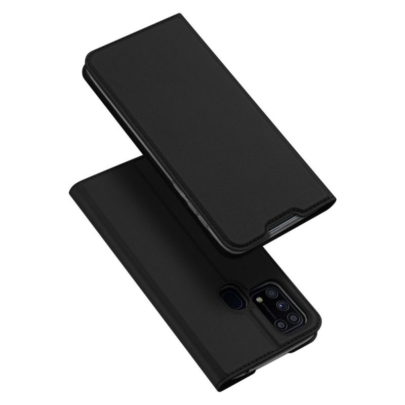 Flip Case Samsung Galaxy M31 Schwarz Pro-Dux-Ducis-Haut