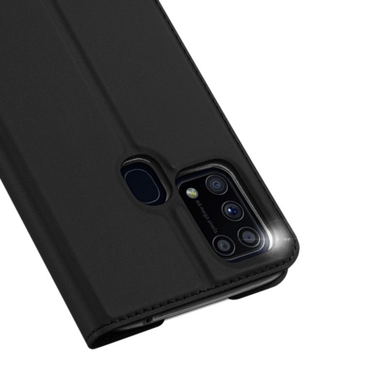 Flip Case Samsung Galaxy M31 Schwarz Pro-Dux-Ducis-Haut