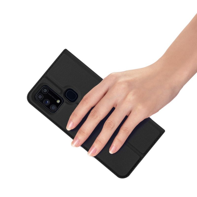 Flip Case Samsung Galaxy M31 Schwarz Pro-Dux-Ducis-Haut