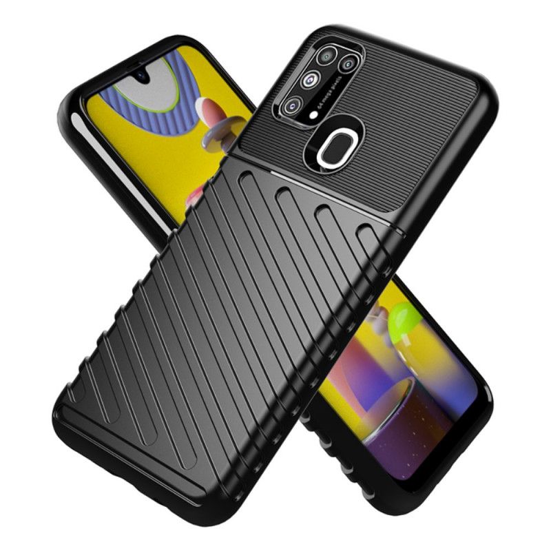 Hülle Für Samsung Galaxy M31 Schwarz Donnerserie