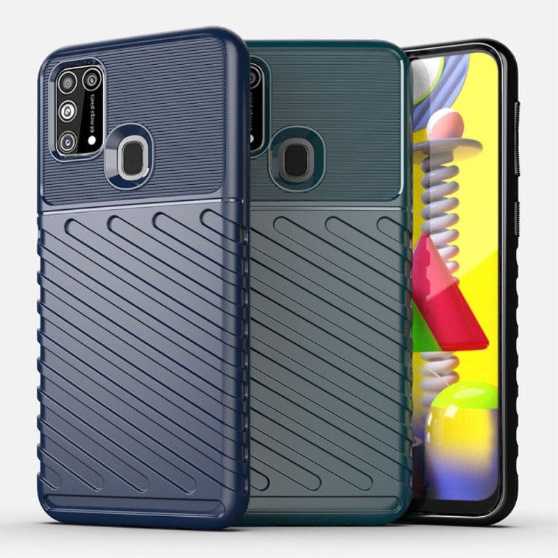 Hülle Für Samsung Galaxy M31 Schwarz Donnerserie