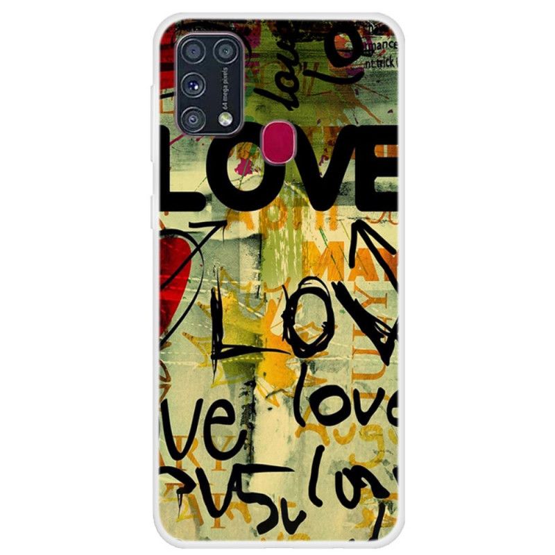 Hülle Samsung Galaxy M31 Handyhülle Liebe Und Liebe
