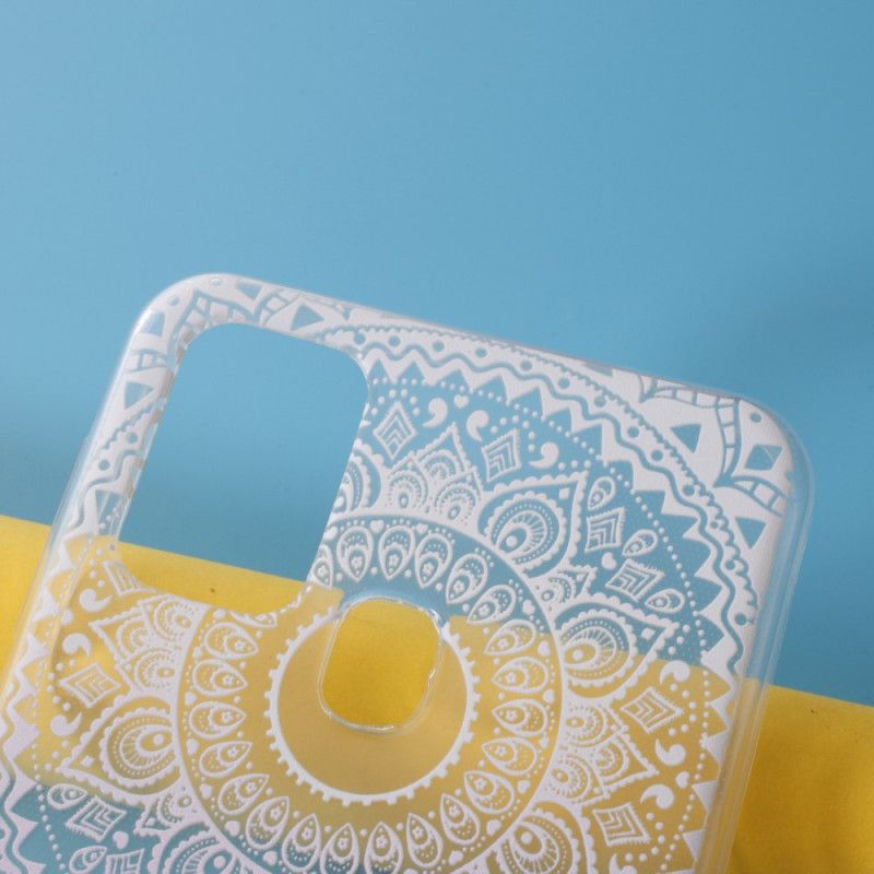 Hülle Samsung Galaxy M31 Pink Transparentes Buntes Mandala