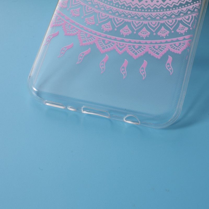 Hülle Samsung Galaxy M31 Pink Transparentes Buntes Mandala