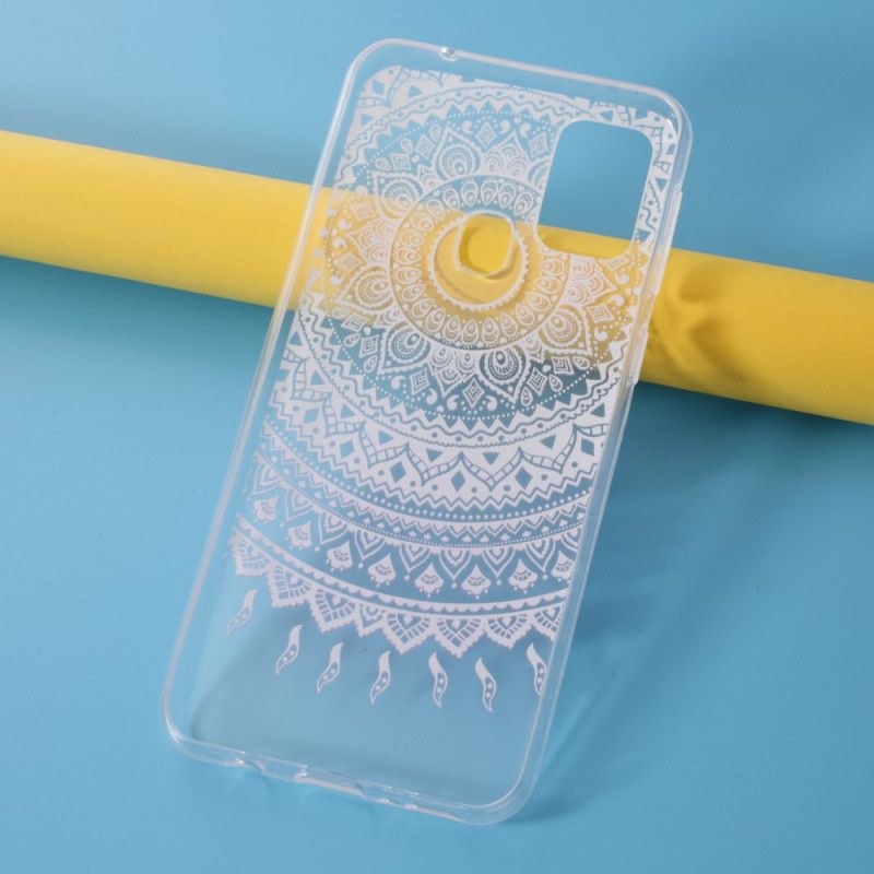 Hülle Samsung Galaxy M31 Pink Transparentes Buntes Mandala