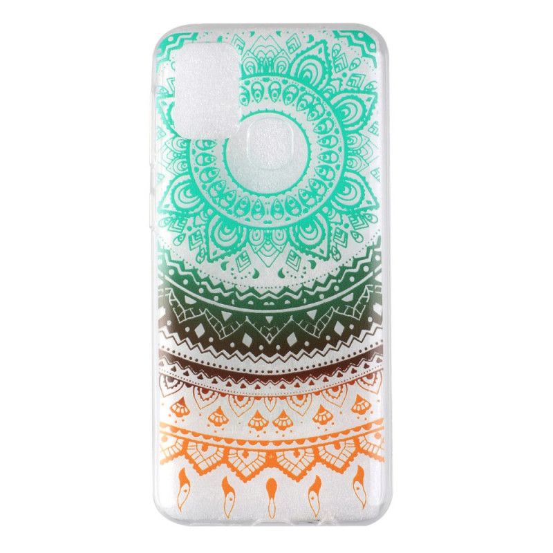 Hülle Samsung Galaxy M31 Transparentes Dunkles Mandala