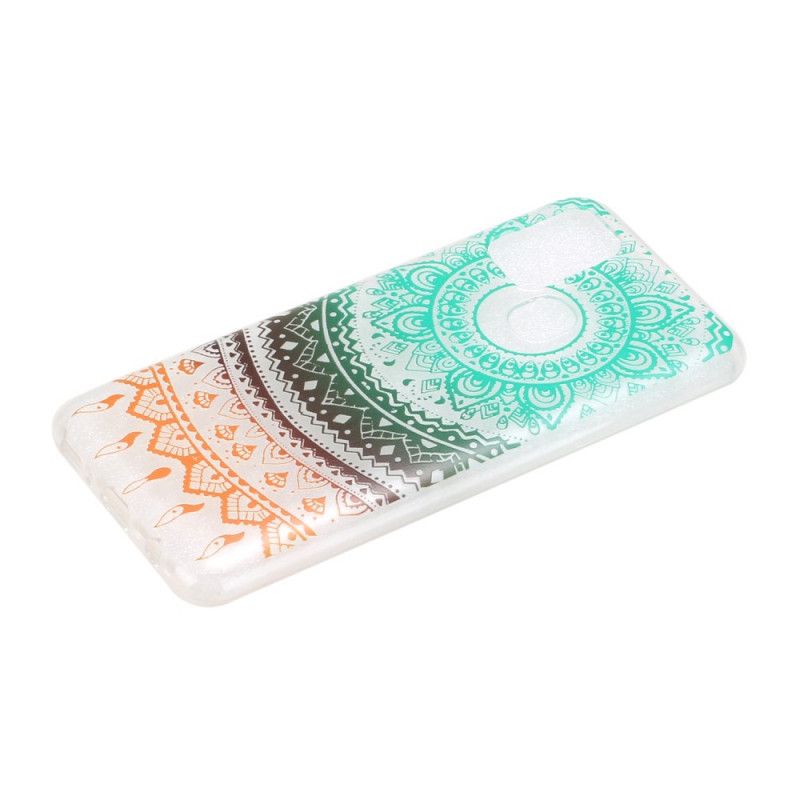 Hülle Samsung Galaxy M31 Transparentes Dunkles Mandala