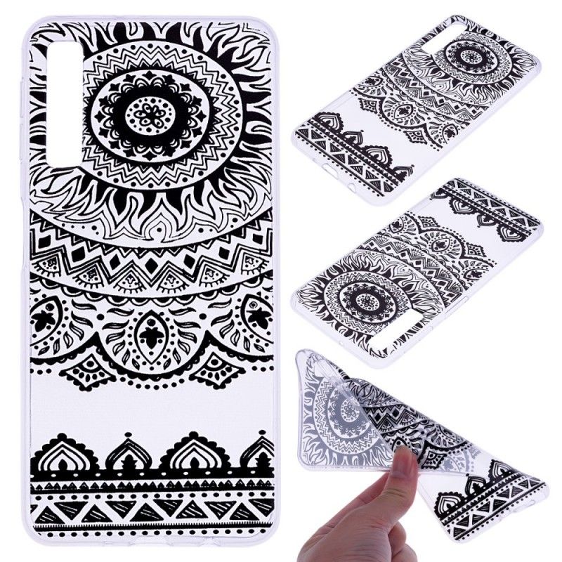 Hülle Samsung Galaxy A7 Handyhülle Grafikdesign-Mandala