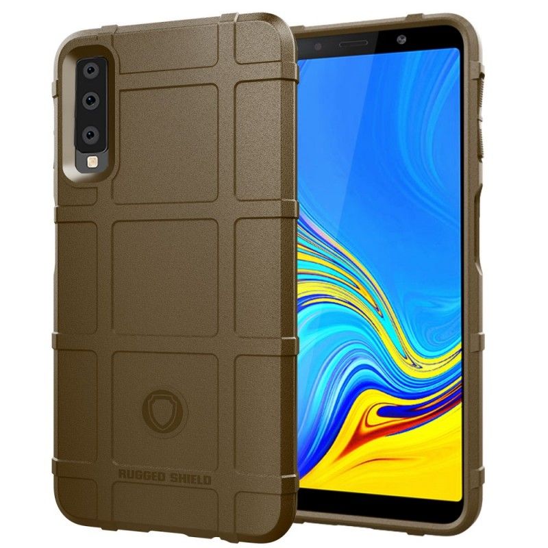 Hülle Samsung Galaxy A7 Schwarz Robuster Schild