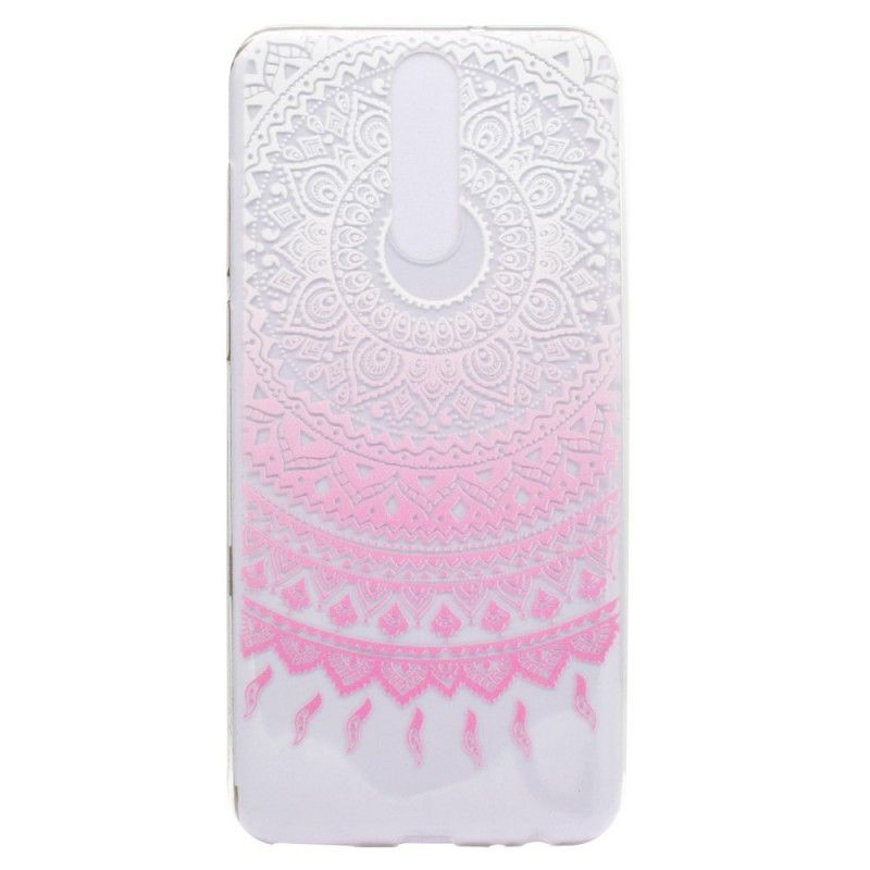 Hülle Huawei Mate 10 Lite Pink Transparentes Buntes Mandala