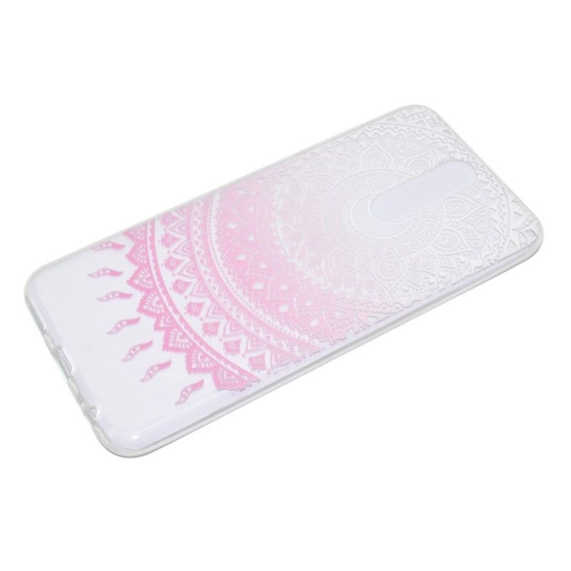 Hülle Huawei Mate 10 Lite Pink Transparentes Buntes Mandala