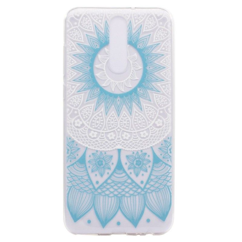 Hülle Huawei Mate 10 Lite Pink Transparentes Buntes Mandala