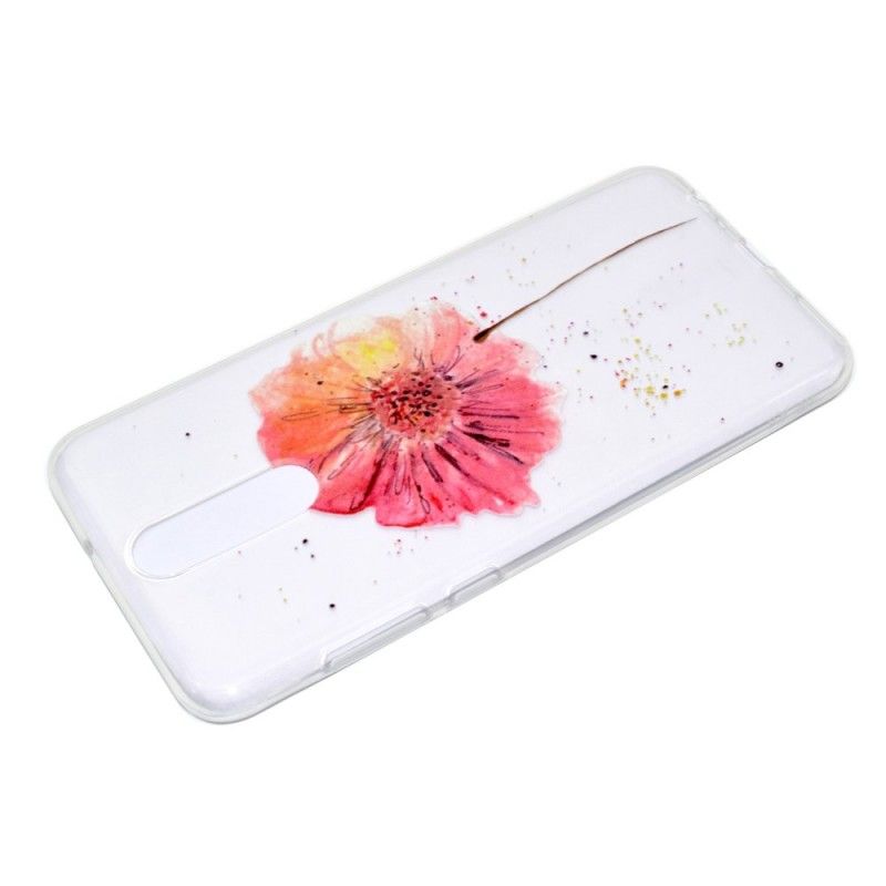 Hülle Huawei Mate 10 Lite Transparente Aquarellmohnblume