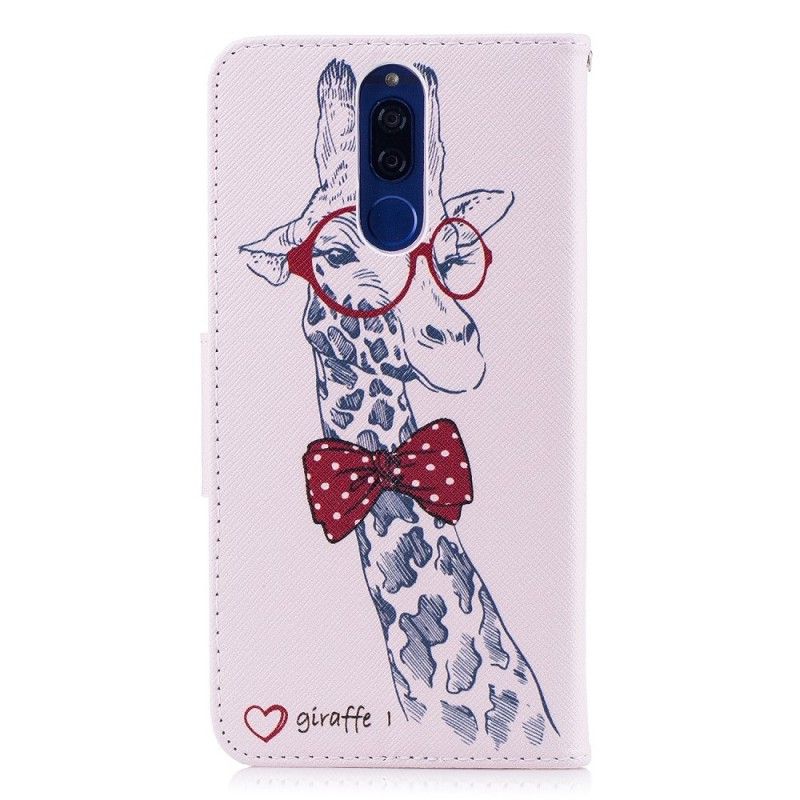 Lederhüllen Für Huawei Mate 10 Lite Nerd-Giraffe