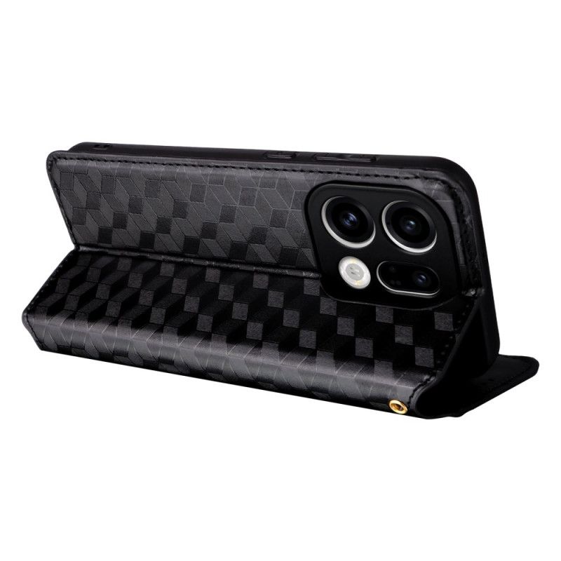 Flip Case Oppo Find X9 5g Rautenmuster