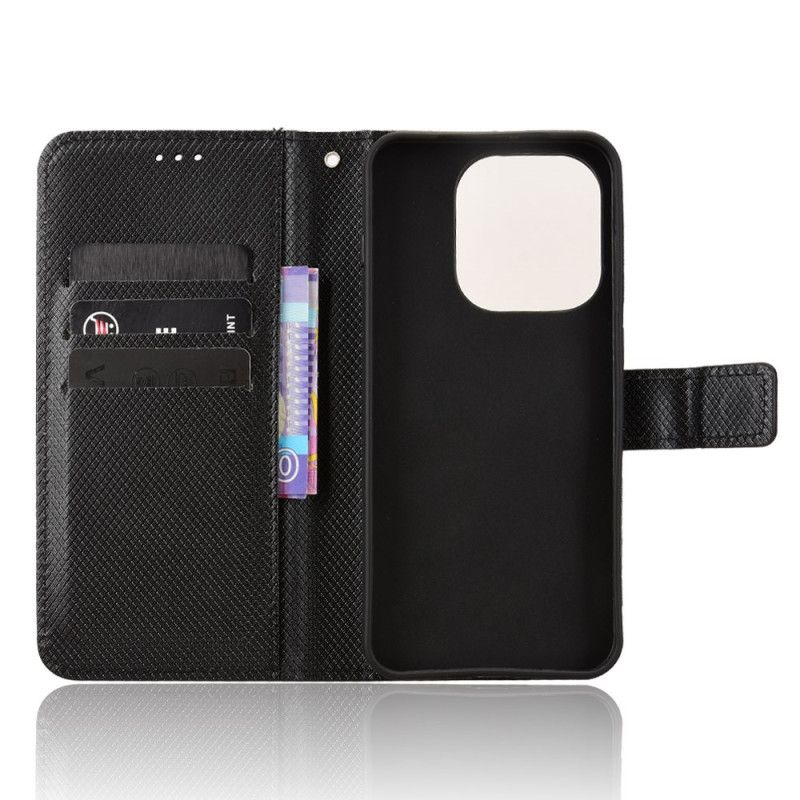 Lederhüllen Oppo Find X9 5g Handyhülle Rautenstruktur