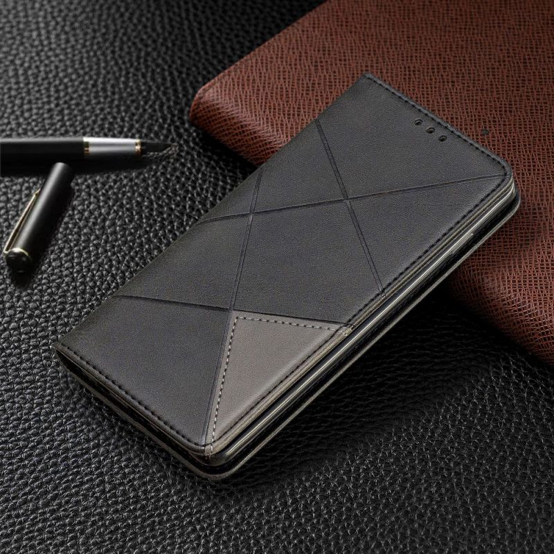 Flip Case Für Samsung Galaxy S10 Schwarz Künstlerstil